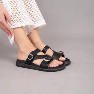 Sandalias de cuero vacuno