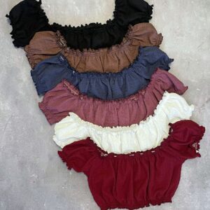 PAISANA CROP BAMBULA PUNTO CON ELASTICO